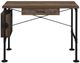 ACME Furniture Endang Weathered Oak Writing Desk with Black Base-1