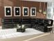 Blackberry Leather Sectional-0