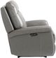 Bassett® Furniture Club Level Matthews Pewter Leather Wallsaver Power Recliner-1