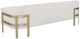 Fairfield® Customizable Zsa Zsa 95" Grande Sofa with Brushed Brass Base-3