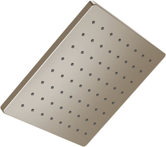 Delta Modern Spotshield Brushed Nickel Square Single Setting Raincan-0