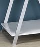 Furniture of America® Titus White End Table with Chrome Accent -2