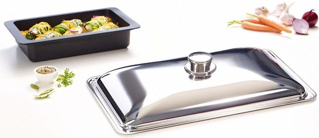 Miele Gourmet Casserole Dish Lid-Stainless Steel-1