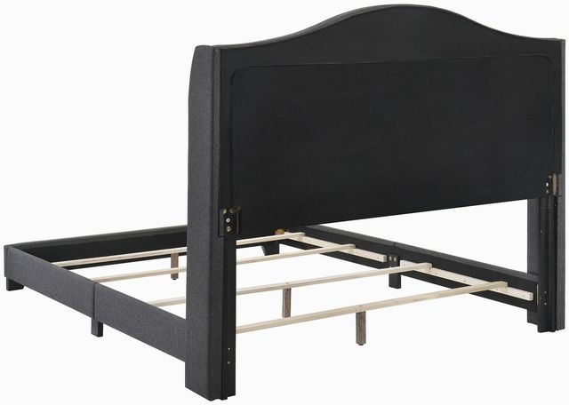 Coaster® Sonoma Grey Camel Back Queen Bed-1