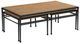 American Drew® Summit Canyon Coffee Table with Basalt Base-2