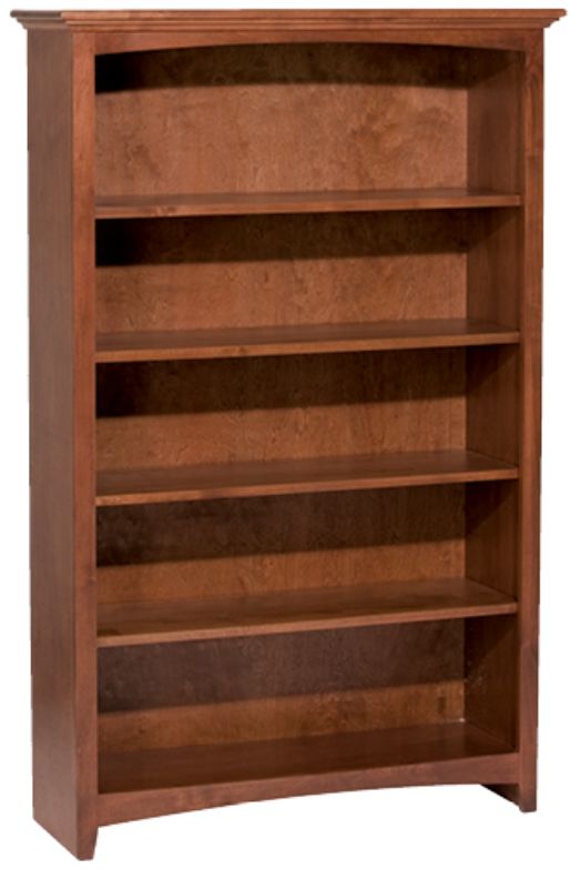 Whittier Wood® Furniture Customizable McKenzie 5-Shelf 36" Bookcase-0
