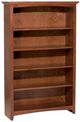 Whittier Wood® Furniture Customizable McKenzie 5-Shelf 36" Bookcase-0