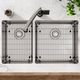 Elkay Crosstown® 5-Piece Polished Satin 31-1/2" x 18-1/2" x 9" 40/60 Double Bowl Undermount Sink Set-4