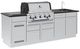 Broil King® Imperial™ 590iE 63" Black Natural Gas Outdoor Kitchen Kit-1