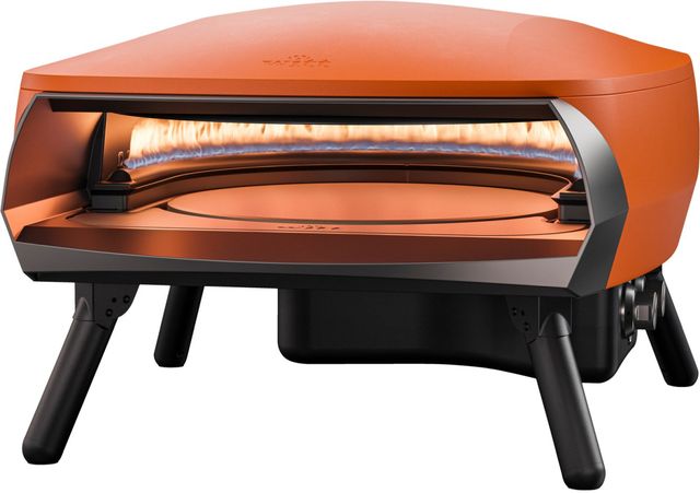 Witt ETNA Rotante 16" Matte Orange Rotating Pizza Oven-0