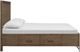 Magnussen Home® Lindon Belgian Wheat and Coffee Bean Queen Panel Storage Bed-3