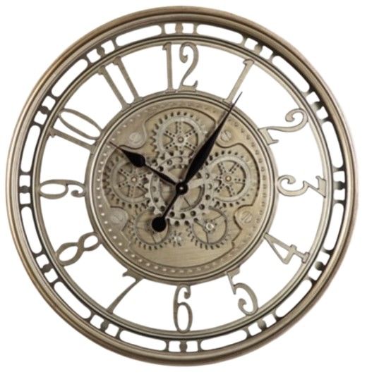 Signature Design by Ashley® Gilover Champagne Wall Clock-0
