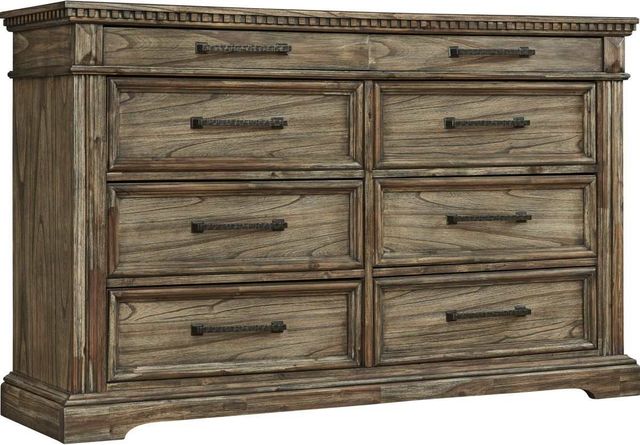 Signature Design by Ashley® Markenburg 2-Piece Brown King Panel Bed Set-2