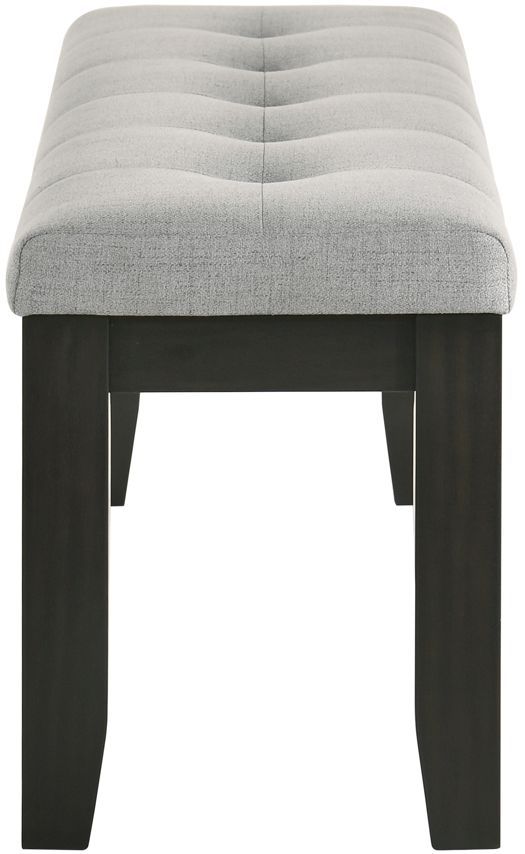 Crown Mark Bardstown Light Gray Dining Bench-2