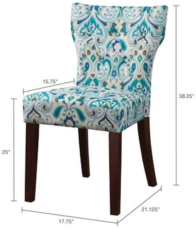 Olliix by Madison Park Blue Avila Tufted Back Counter Stool-3
