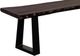 Porter International Designs Manzanita Midnight Trapezoid Base Dining Bench -2