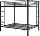 dhp furniture® Sidney Black Full/Full Bunk Bed-1