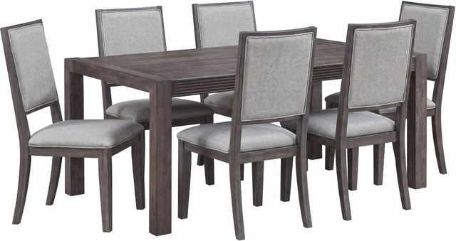 Liberty Furniture Modern Edge 7-Piece Caffe/Gray Dining Set-0