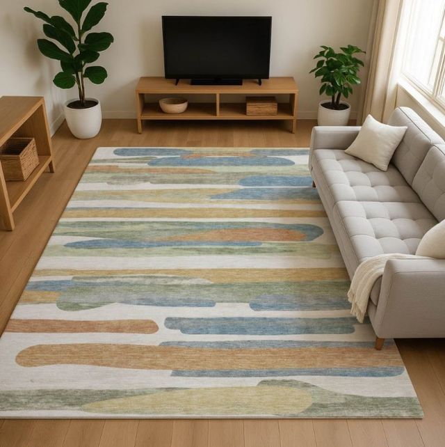 Dalyn™ Rug Company Kenner KN7 Ivory 5'x8' Area Rug-1
