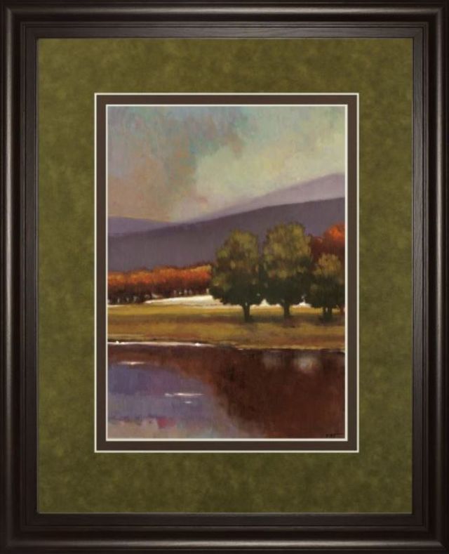 Classy Art Lake View I by Norman Wyatt Jr. Framed Print Wall Art-1