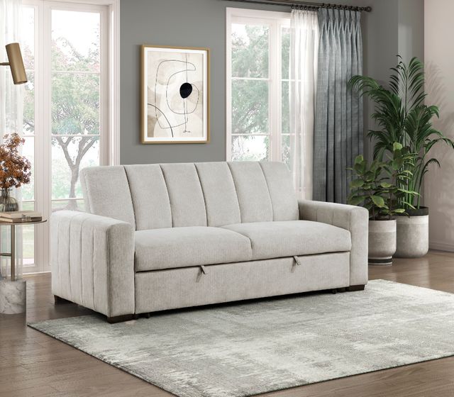 Homelegance® Michah Light Gray Sleeper Sofa-1