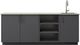 Urban Bonfire® Reef 90" Anthracite Outdoor Kitchen-0