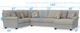 iAmerica Lexington 3pc Chaise Sectional-1