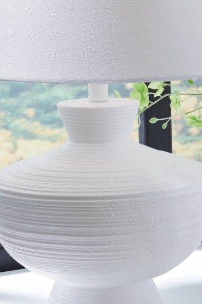 Signature Design by Ashley® Harelwood White Table Lamp-1