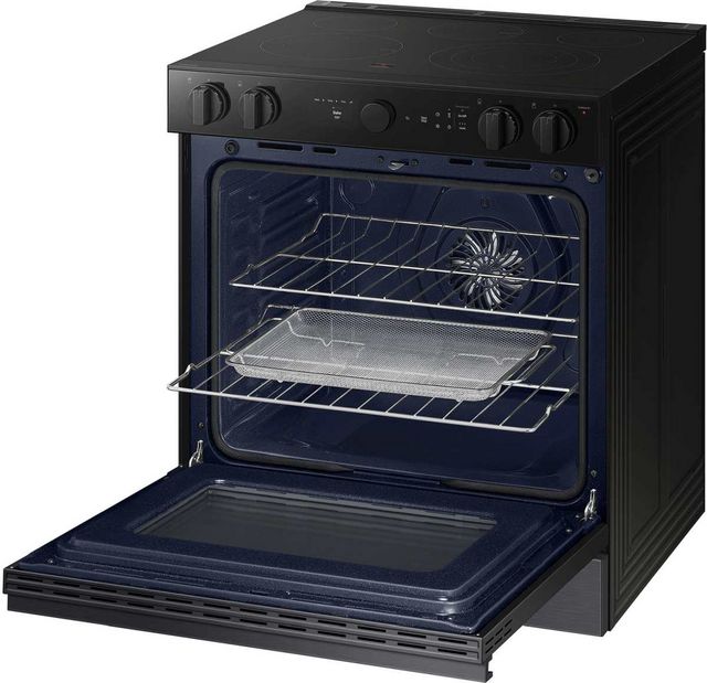 Samsung Bespoke 30" Matte Black Steel Slide In Electric Range-4