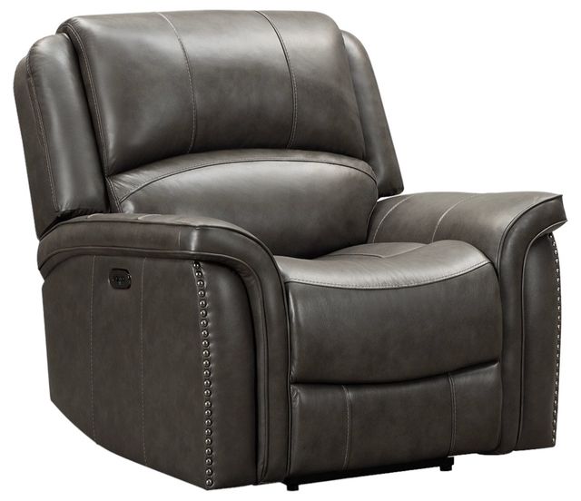 Signature Design by Ashley® Gaspar Gray Power Recliner Chair-0