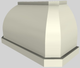 Vent-A-Hood® Designer Series 54" Biscuit Wall Mounted Range Hood-2