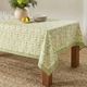 TOV Furniture Dolce Olive Green 160" Natural Cotton Table Cloth-1