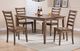Winners Only® Carmel Rustic Brown 60" Leg Table-0