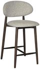 Nest Home Collections Erica Carob/Paloma Gray Counter Stool-0