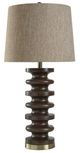 Stylecraft Walnut Ridge Brass/Brown Table Lamp-0