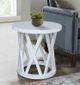John Thomas Furniture® Destinations Ceylon Pure White Round End Table-1