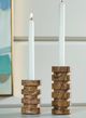 Signature Design by Ashley® Emsleyfield 2-Piece Tan Candle Holder Set-3