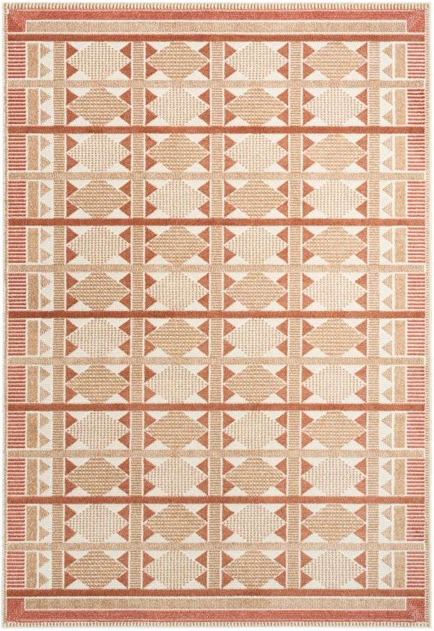 Nourison Home™ Nordic NRC06 Rust 5'x7' Style 1 Area Rug-0