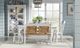 Legacy Classic Vintage Market Picket Fence Rush Seat Bench-1