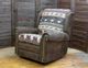Marshfield Furniture Cumberland Brown/Dark Gray Stationary Recliner-0