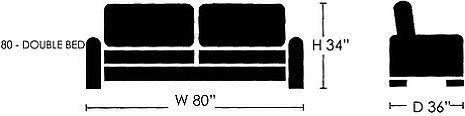 Edgewood Furniture Planet Grey Sofa Bed-2