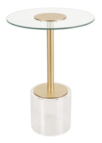 Deco Marche Clear 22" Acrylic Accent Table-0