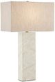 Currey & Company Elegy Natural/White Table Lamp-0