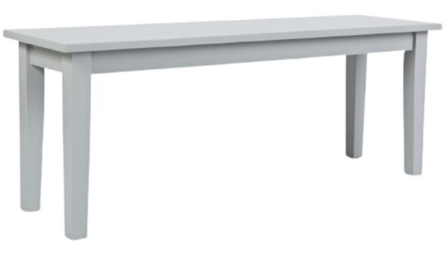 Jofran Inc. Simplicity Dove Gray Bench-0