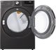 LG Black Stainless Steel Front Load Washer & Gas Dryer Laundry Pair-4