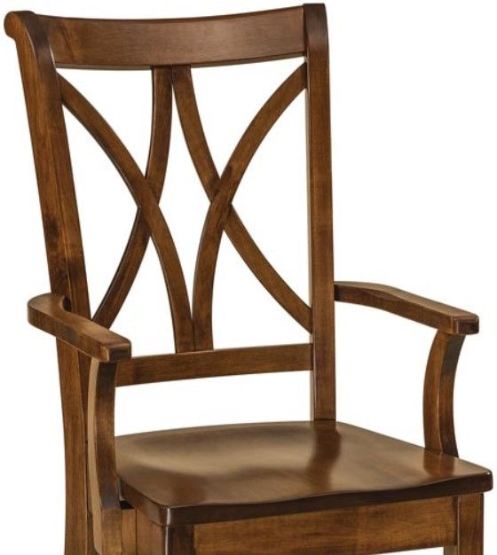 Urban Collections by Yutzy Woodworking Callahan Brown Dining Arm Chair-1