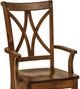 Urban Collections by Yutzy Woodworking Callahan Brown Dining Arm Chair-1