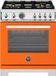 Bertazzoni Professional Series 30" Arancio Glossy Pro Style Gas Range-0