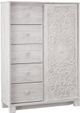 Signature Design by Ashley® Paxberry 3-Piece Whitewash Full Panel Headboard Set-2