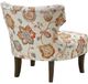 Olliix by Madison Park Orange Multi Erika Accent Chair-1